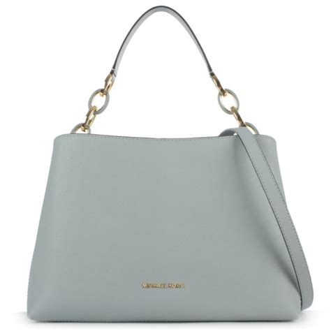 Portia Large Saffiano Leather Shoulder Bag 